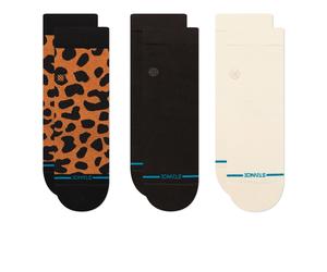 Stance Wmns Animaniac Quarter 3 Pack Socks Mehrfarbig in Größe M