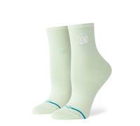 Stance Wmns Fine Rib Quarter Socks Grün in Größe S