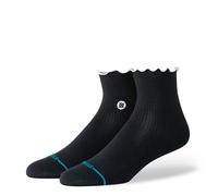 Stance Wmns Pop Ruffle Icon Quarter Socks Schwarz in Größe M