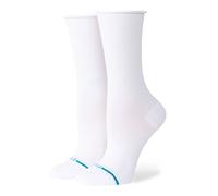 Stance Wmns Rolled Solid Crew Socks Weiß in Größe S