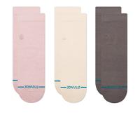 Stance Woman Icon Quarter 3 Pack Socks Mehrfarbig in Größe S