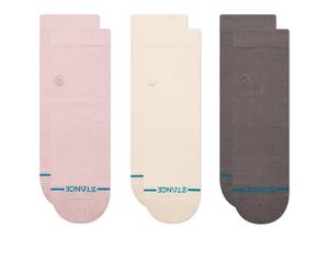 Stance Woman Icon Quarter 3 Pack Socks Mehrfarbig in Größe S