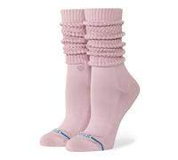 Stance Womens Icon Slouch Crew Socks Pink in Größe S