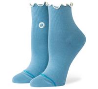 Stance - Women's Pop Ruffle Icon Quarter - Multifunktionssocken, Gr. 38-42, blau (Blue)