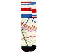 Stance x NBA All Star 2015 Maps Socken (weiß/mehrfarbig), Weiss/opulenter Garten, Large-X-Large