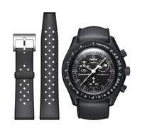 Stanchev Armband für Omega x Swatch MoonSwatch, Fluorkautschuk, 20 mm, Schnellverschluss, Wasserdichtes Ersatzband für Herren und Damen