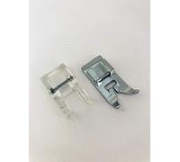 Standard Nähfuß Zick Zack + Applikationsfuß Nähfuß für Singer Nähmaschinen Brilliance 6180 u.v.m.