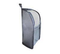 Standing Toiletry Bag, Waterproof Mesh Organizer, Travel Cosmetic Pouch, Portable Bathroom Kit, Women Men Home Bedroom Dorm Gym Hotel Hospital Camping Road Trip Outdoor Storage Bag 13x13x22cm