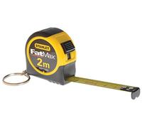 Stanley Bandmaß FatMax 2 m/13 mm FMHT1-33856 – mit Schlüsselring, Endhaken