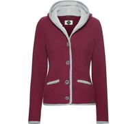 Stapf Kapuzen-Strickjacke Malwine Beere (Größe: S) 34 rot