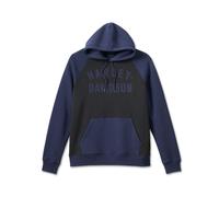 Staple Raglan Hoodie Black Beauty Pullover Sweatshirt, L L blau schwarz