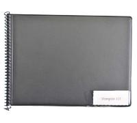 STAR 246/25 Marschmappe - Quer 17x13,5 cm, 25 Taschen, schwarz