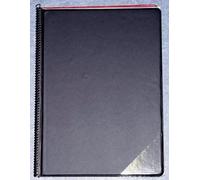 STAR 661a Notenmappe - 23 x 33 cm hoch, 25 Taschen, schwarz