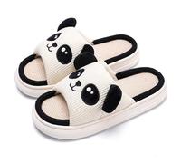 STAR FIRE Kaninchen Hausschuhe - Leinen, Erwachsene Karikatur Tier, Kuh, Schwein, Frauen Zu Hause
