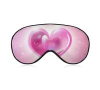 Star Love Style Augenmaske, seitliche Schlafmaske, leichte Augenbinde, Schlafmaske, Nasenpolster und Gummiband für Kinder, Frauen und Männer