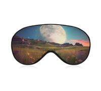 Star Meadow Augenmaske, Seitenschlafmaske, leichte Augenbinde, Schlafmaske, Nasenpolster und Gummiband für Kinder, Frauen und Männer