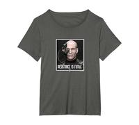 Star Trek: Der Picard-Widerstand der nächsten Generation ist sinnlos T-Shirt, Damen Große Größen, Anthrazit, 3X