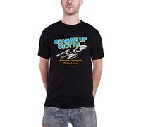 Star Trek Herren HYB-MT-CBS-1-ST004-H30-5-L T-Shirt, Schwarz, L