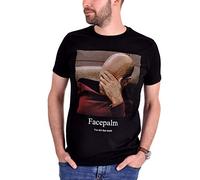 Star Trek Herren T-Shirt Jean-Luc Picard Facepalm Baumwolle schwarz - M