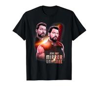 Star Trek Mirror Riker T-Shirt, Herren, Schwarz, XXL