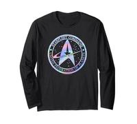 Star Trek Starfleet Command Hologram Fill Langarmshirt