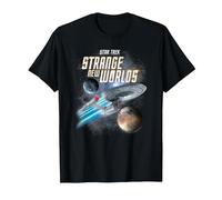 Star Trek Strange New Worlds Enterprise T-Shirt, Herren, Schwarz, L