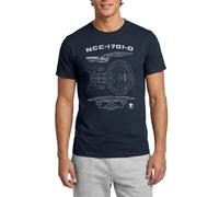 Star Trek The Next Generation NCC-1701-D Bauplan Männer T-Shirt