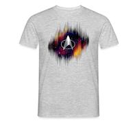 Star Trek The Next Generation Silber Logo Männer T-Shirt