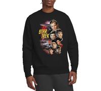 Star Trek Unisex St Original The Classic Crew Sweatshirt, Schwarz, XL