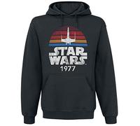 Star Wars 1977 Männer Kapuzenpullover schwarz L