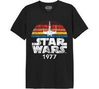 Star Wars 1977 - Millennium Falcon T-Shirt schwarz in L