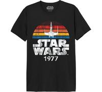 Star Wars 1977 - Millennium Falcon T-Shirt schwarz in XL