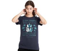 Star Wars 501St Clone Trooper Damen T-Shirt, Tiefes Navy, M
