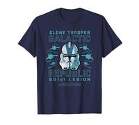 Star Wars 501st Clone Trooper T-Shirt, Herren, Marineblau, L