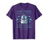 Star Wars 501st Clone Trooper T-Shirt, Herren, Violett, XL