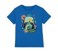 Star Wars 90S Vader Kinder T-Shirt, Royalblau, 9-11 J