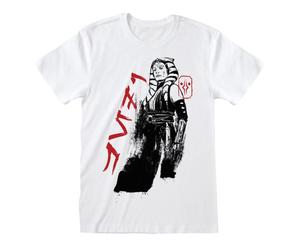 Star Wars Ahsoka - Ink Text T-Shirt weiß in M