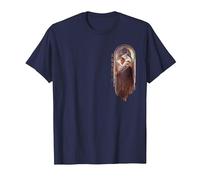 Star Wars Ahsoka Tano Jedi Thoughtful Profile Disney+ T-Shirt, Herren, Marineblau, S