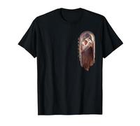 Star Wars Ahsoka Tano Jedi Thoughtful Profile Disney+ T-Shirt, Herren, Schwarz, S