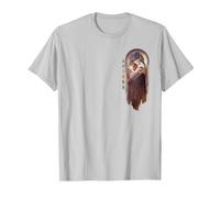 Star Wars Ahsoka Tano Jedi Thoughtful Profile Disney+ T-Shirt, Herren, Silber, S