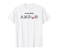 Star Wars: Andor Faded Text Rebellion Logo Fill T-Shirt