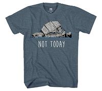 STAR WARS at-at Not Today Humor Funny Hoth T-Shirt für Erwachsene, Indigo meliert, XL