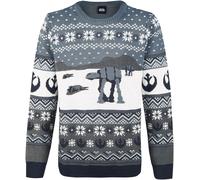 Star Wars AT-AT Weihnachtspullover multicolor in XL