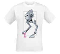 Star Wars AT-ST - Bubblegum T-Shirt weiß in L