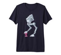 Star Wars AT-ST Stepping On Chewing Gum Funny Premium T-Shirt