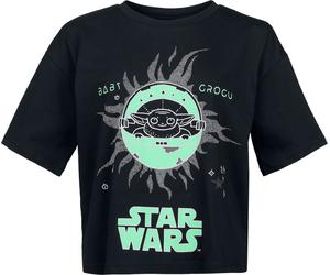 Star Wars Baby Grogu - Oversize Oversize T-Shirt schwarz in M