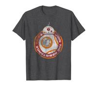 Star Wars BB-8 Episode 7 Join The Resistance T-Shirt, Herren, Anthrazit Meliert, XXL