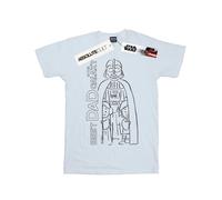 Star Wars - "Best Dad In The Galaxy" T-Shirt für Herren (Weiß) XL