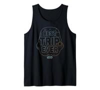 Star Wars Best Trip Ever Storm Trooper Outline Chest Logo Tank Top