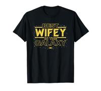Star Wars Best Wifey in the Galaxy Birthday Anniversary T-Shirt